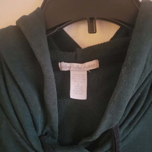 Green hooded sweatshirt - Picture 4 of 5